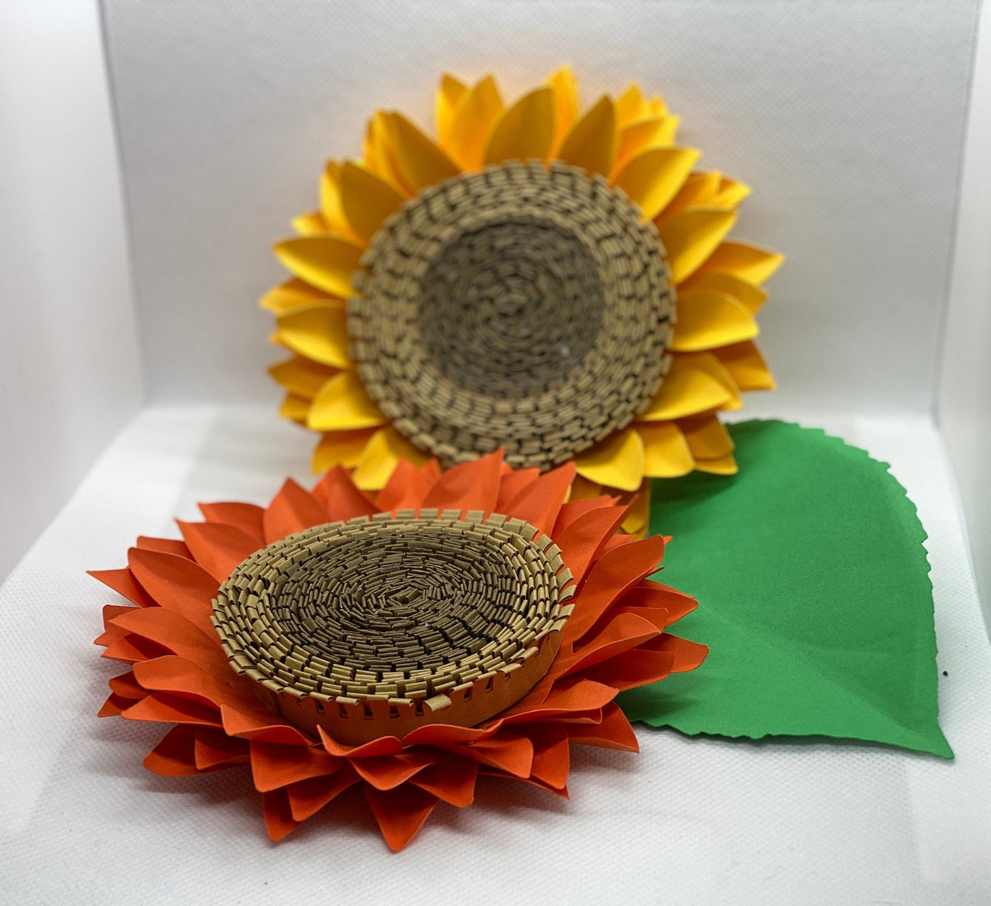 3D SVG Paper Sunflower Art, Fun Easy Cricut Project| files include png, svg, eps and dxf