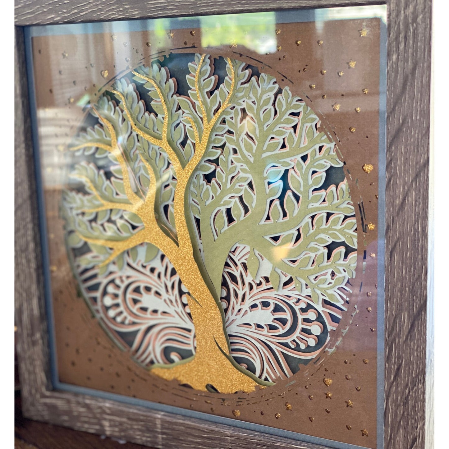 3D Tree of Life Svg | Cricut Cut File | Mandala Layered Shadowbox Paper Art | Instant Digital Download