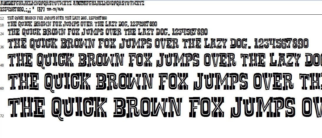 Old West Cowboy Font Fancy Classic printed Western Procreate Windows & Mac compatible TTF true type font Cricut Design Space, Silhouette