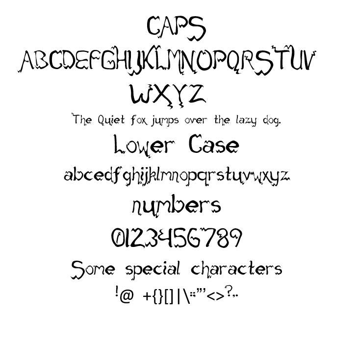 Comic Book Manga Handwriting Font TTF Procreate Font, Cricut Font, Windows Mac Compatible text style handwritten